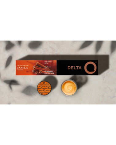 Café Delta Q Cinnamon, 10 caps.
