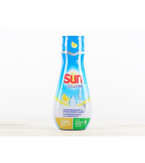 Sun Detergente Máquina Loiça Gel All-in-1 Limão